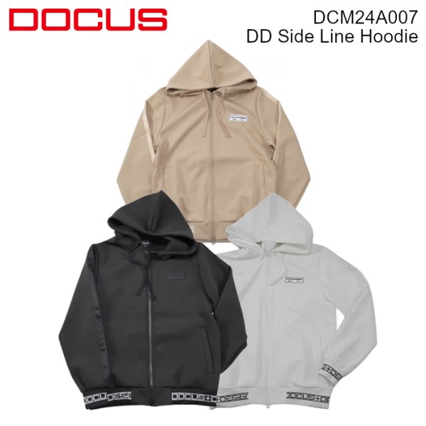 画像1: ゴルフウェア ドゥーカス DD サイド ライン フーディ ジャケット 2024 秋冬 DCM24A007 DD Side Line Hoodie (1)