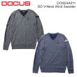 画像1: ゴルフウェア ドゥーカス DD Vネック ウインド セーター 2024 秋冬 ブラック/ネイビー DD V-Neck Wind Sweater (1)