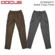 画像1: ゴルフウェア ドゥーカス スウェット カーゴ パンツ 2024 秋冬 グレー/カーキ Sweat Cargo Pants (1)